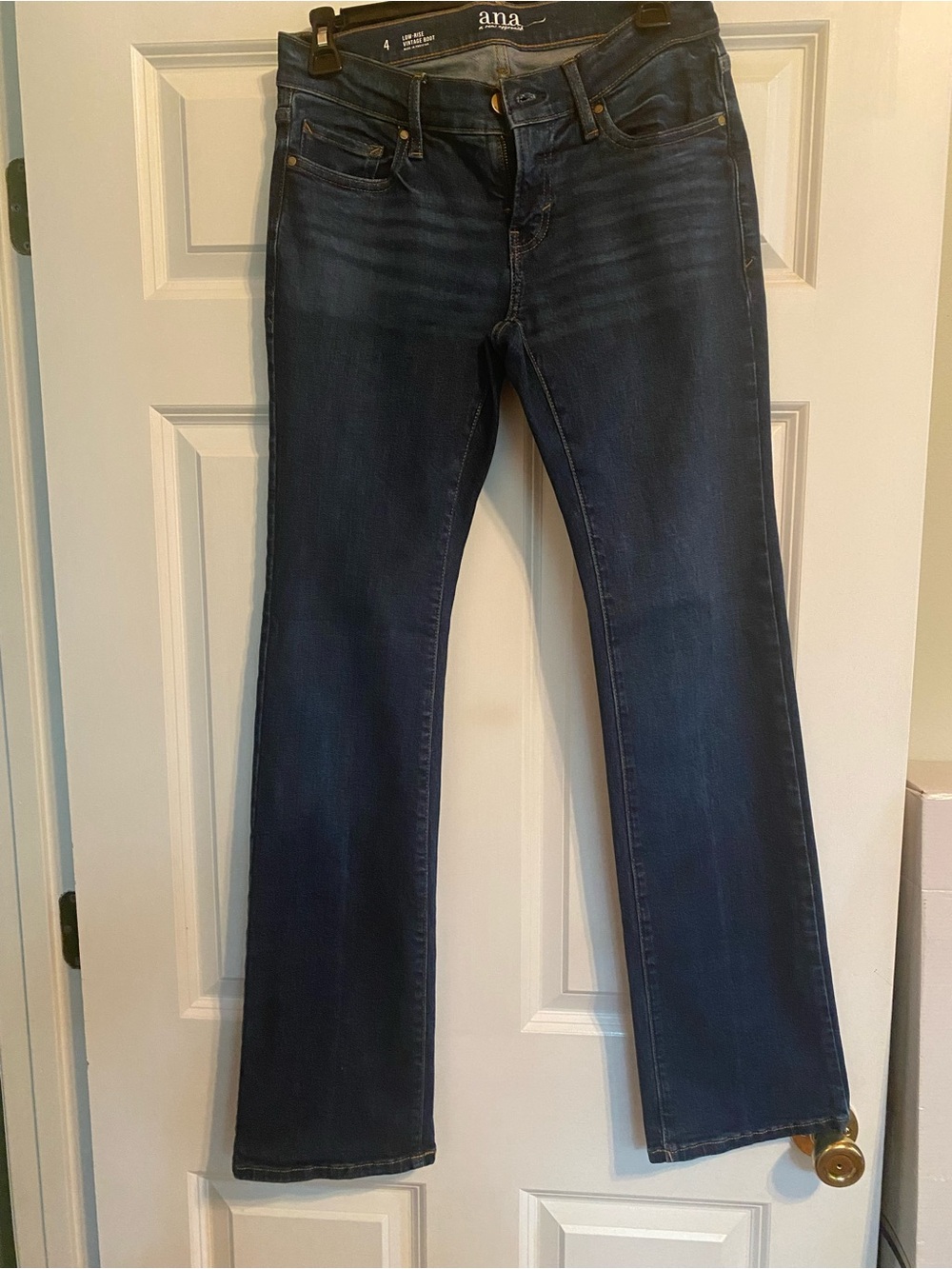 a.n.a Women's Dark Blue Bootcut Jeans